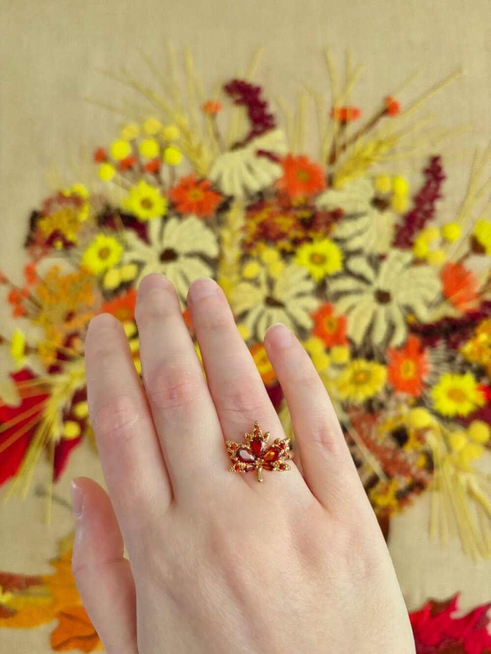 Maple Leaf Ring